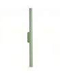 saliegroene buisvormige up en down wandlamp van 25 mm in diameter en 50 cm in hoogte