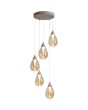 Hanglamp Pear zand 46cm