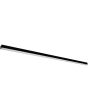 Thoro Pinne TH.235 zwarte 200cm brede wandlamp met opalen diffuser