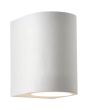 Wandlamp gips wit G9 15cm