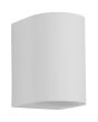 Wandlamp gips wit G9 15cm