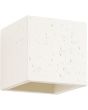 Sollux Quad beige vierkante wandlamp van 10cm in doorsnede met up en down licht met een G9 fitting