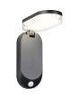 Reality Lagoas R23176102 zwarte wandlamp met zonnepaneel