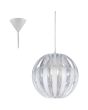 Reality Pumpkin bolvormige hanglamp met een diameter van 30cm van mat en helder acryl