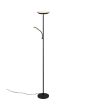 Reality Specter R47842132 zwarte uplighter met leeslamp