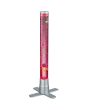 Trio Motion R50711187 met water gevulde cilindervormige kinderlamp met vissen, luchtbellen en rood licht