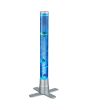 Trio Motion R50711187 met water gevulde cilindervormige kinderlamp met vissen, luchtbellen en blauw licht