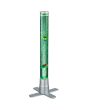 Trio Motion R50711187 met water gevulde cilindervormige kinderlamp met vissen, luchtbellen en groen licht