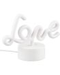 Reality Amor R55931101 tafellamp met lichtgevende tekst love