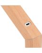 Reality Skip R55951135 detailfoto van de USB poort tbv het laden van de houtkleurige oplaadbare tafellamp op batterijen van mdf met draaibare kop met lichtbalkje