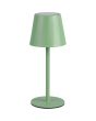 Reality Diaz R55961149 pistache groene oplaadbare tafellamp voor buiten met licht venster naar boven en beneden