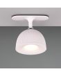 Reality Maxima R57791101 witte oplaadbare tafellamp op batterijen met los te nemen spotje welke gebruikt wordt als plafondspot