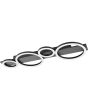 Reality Lumos R64821109 aluminium kleurige plafondlamp