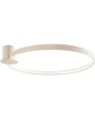 Rio beige cirkelvormige plafonniere met een diameter van 78 cm en geïntegreerde LED aan de binnenzijde van de ring