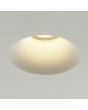 Searchlight Rome overschilderbare inbouwspot van gips met brandende GU10 lamp
