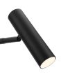 Freelight Undici S3703Z detail foto van de spot van de zwarte vloerlamp