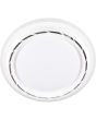 Reality Saarela witte plafondventilator van 52 cm in diameter met LED in het midden en de ventilator in de rand