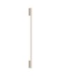 Smalle beige wandlamp Sappo van 120 cm lang met LED voor indirect licht