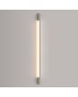 Brandende smalle beige wandlamp Sappo van 150 cm lang met LED voor indirect licht