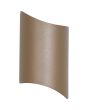 Searchlight Shard 39350GO goudbronzen halfronde wandlamp voor de badkamer van metaal voor lichtbundel naar boven en beneden