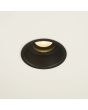 ingebouwde brandende zwart verdiepte IP65 inbouwspot voor de badkamer met een diameter van 100mm met een dunne rand