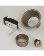 Onderdelen bronskleurige verdiepte IP65 inbouwspot voor de badkamer met een diameter van 100mm met een dunne rand