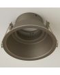 bronskleurige verdiepte IP65 inbouwspot voor de badkamer met een diameter van 100mm met een dunne rand