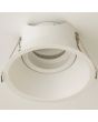 wit verdiepte kantelbare inbouwspot met een diameter van 100mm met een dunne rand