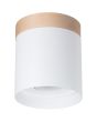 Sollux Rif SL.1348 wit met houten plafondlamp