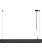 Sollux Spark SL.1395 zwarte hanglamp voor G13 LEDbuis