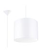 Sollux Nova SL.1403 witte hanglamp van textiel