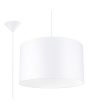 Sollux Nova SL.1404 witte hanglamp van textiel