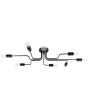 Sollux Vector SL.1448 zwarte plafondlamp