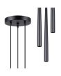 Sollux Bliss SL.1463 zwarte cilindervormige buis hanglamp