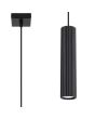Sollux Karbon SL.1573 zwart geribbelde handlamp