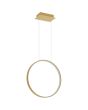 Thoro Rio TH.220 goudkleurige ringvormige spiegellamp met een diameter van 55cm