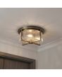 Plafondlamp Sophie badkamer messing 35cm