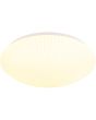 Searchlight Stripy 23381-40WH brandende wit gestreepte plafonniere met een diameter van 38,5cm van kunststof