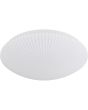 Searchlight Stripy 23381-40WH wit gestreepte plafonniere met een diameter van 38,5cm van kunststof