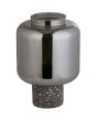 Tafellamp Terrazzo rookglas 28cm