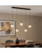 Hanglamp Tumblers LED brons champagneglas 131cm