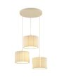Hanglamp Velin beige 61cm
