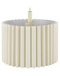 Hanglamp Velin beige 109cm
