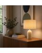 Tafellamp Velin beige 40cm