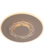 Plafondlamp Wreath LED zand 38cm