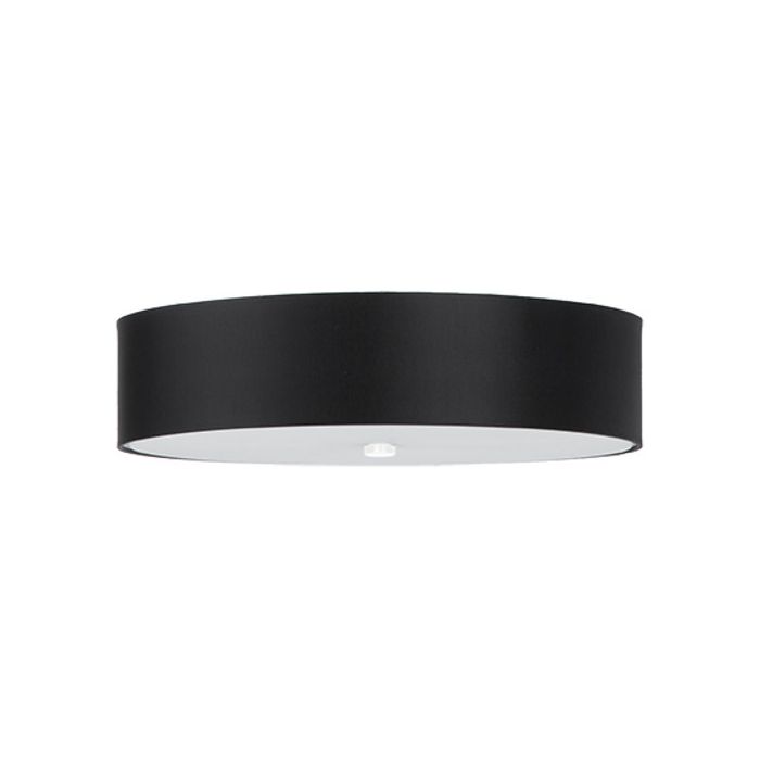 Sollux Skala SL.0762 zwarte plafondlamp van textiel