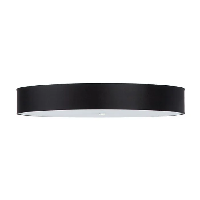 Sollux Skala SL.0818 grote zwarte plafondlamp van textiel