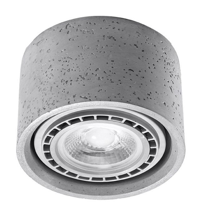 Sollux Basic SL.0881 betonnen plafondlamp