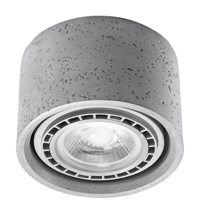 Sollux Basic SL.0881 betonnen plafondlamp