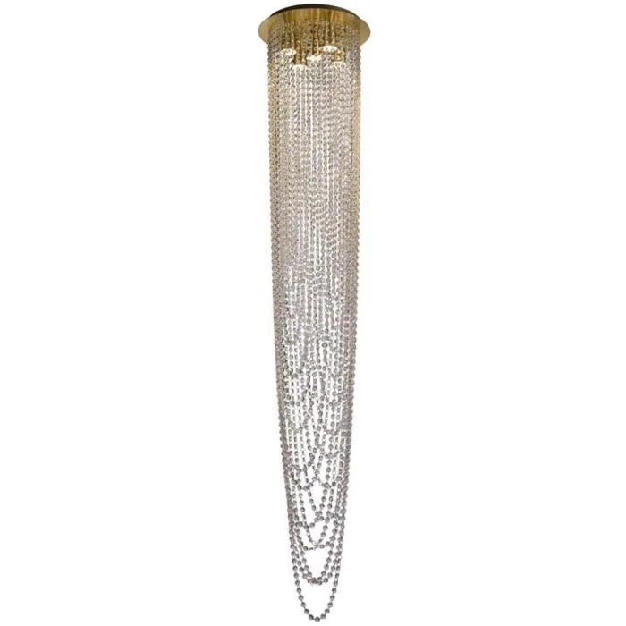 Searchlight Swoop 10883-5SB hanglamp voor de vide